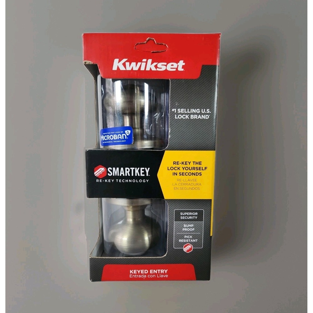 NIB Kwikset Juno Keyed Entry Door Knob & Deadbolt Signature Set Brass 97402-735